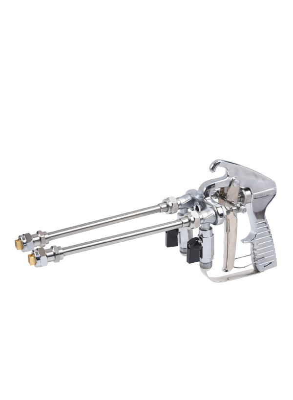 Súng phun trộn bên ngoài hai thành phần
